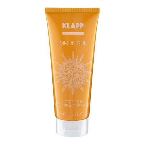 Успокаивающий крем-гель после загара Klapp Immun Sun After Sun Aloe Vera 200 мл