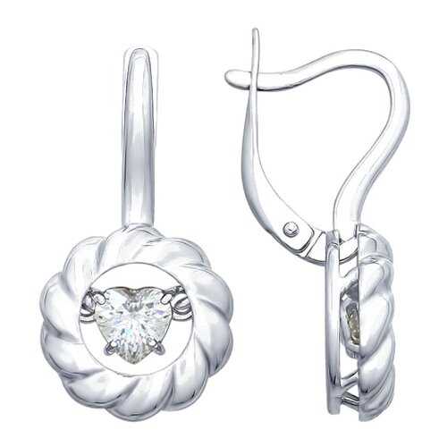 Серьги SOKOLOV из серебра со Swarovski Zirconia 89020091