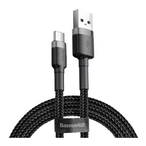 Кабель Baseus Cafule USB - Type-C 2А 3м Black/Grey (CATKLF-UG1)