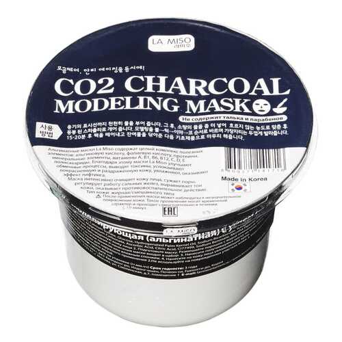 Маска для лица La Miso CO2 Charcoal Modeling Mask 21 г