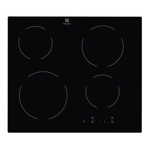 Встраиваемая варочная панель электрическая Electrolux EHV56240AK Black