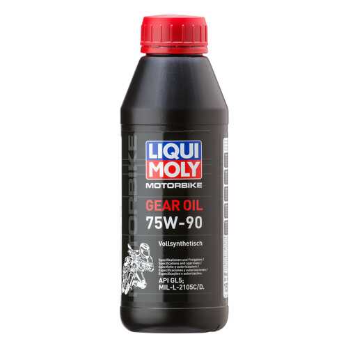 Трансмиссионное масло LIQUI MOLY Motorbike Gear Oil 75w90 0.5л 7589