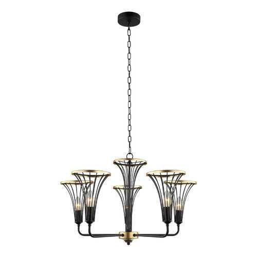 Подвесная люстра Lumien Hall 4017/5P-BK-GD