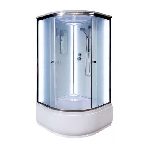 Душевая кабина Deto D10S LED 1000x1000x2200, матовый