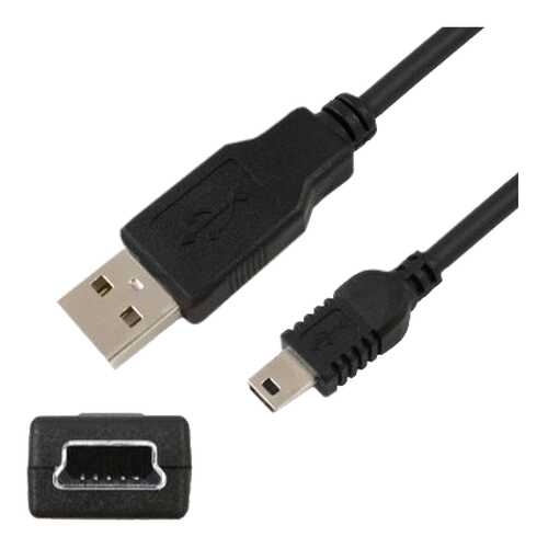 Кабель Atcom AT3793 miniUSB 0,8м Black