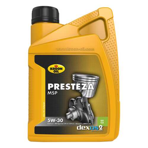 KROON OIL Масло Моторное Presteza Msp 5w30 1l