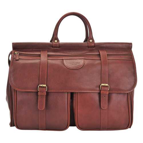 Дорожная сумка кожаная Dr. Koffer P246330-02-05 коричневая 48 x 20 x 35