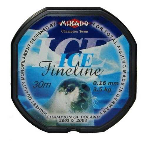 Леска монофильная Mikado FineLine Ice 0,16 мм, 30 м, 3,5 кг