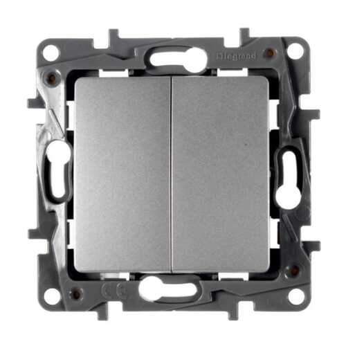 Legrand Переключатель Legrand ETIKA 2-клавишный 10АХ 672412
