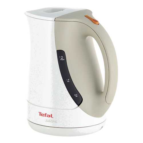 Чайник электрический Tefal Justine BF560140 White/Beige
