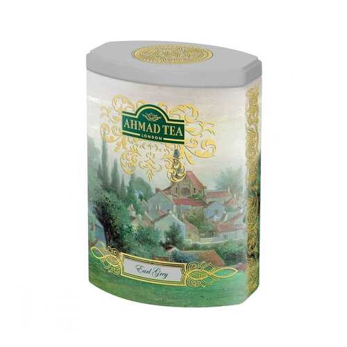 Чай Ahmad Earl Grey, черный листовой c бергамотом в жестяной банке, 100 гр