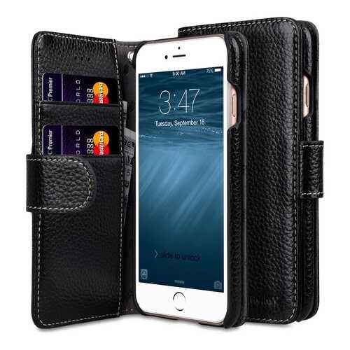 Чехол Melkco для iPhone 7/8 - Wallet Book Type - Black