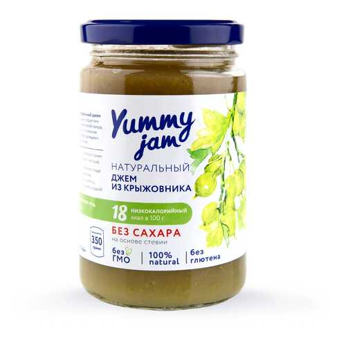 Джем Yummy jam из крыжовника без сахара 350 г