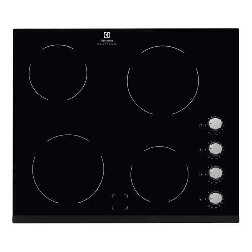 Встраиваемая варочная панель электрическая Electrolux EHF96140FK Black