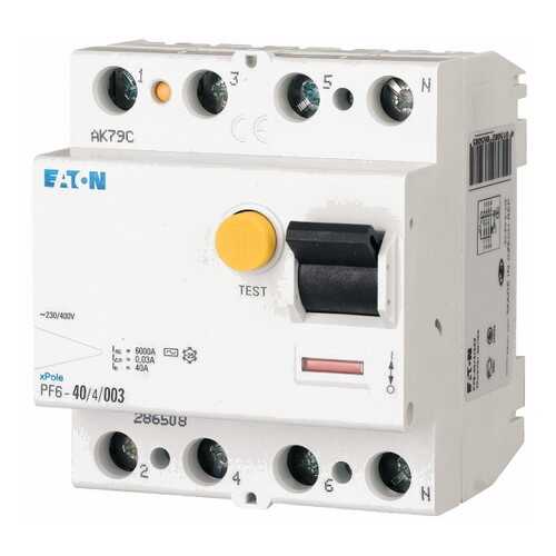 Устройство защитного отключения Eaton PF6-40/4/01
