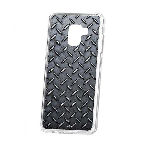 Чехол Kruche Samsung Galaxy A8+ 2018 (A730) Print Сталь