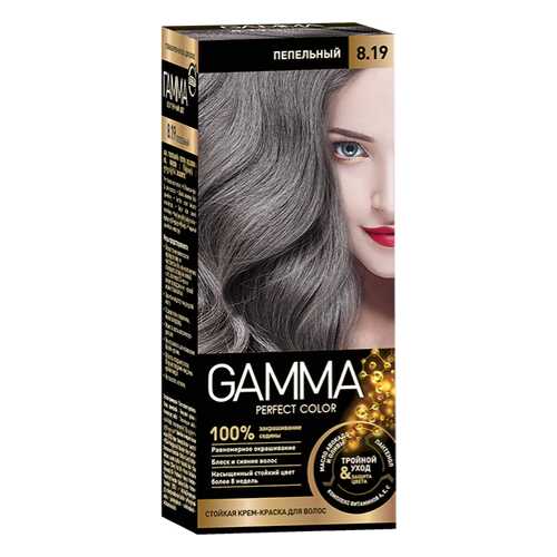 Краска для волос SVOBODA GAMMA Perfect color пепельный 8,19, 50гр