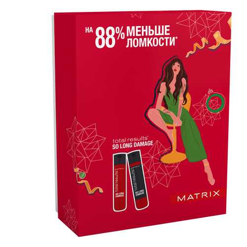 Набор Для восстановления поврежденных волос Matrix Total Results So Long Damage