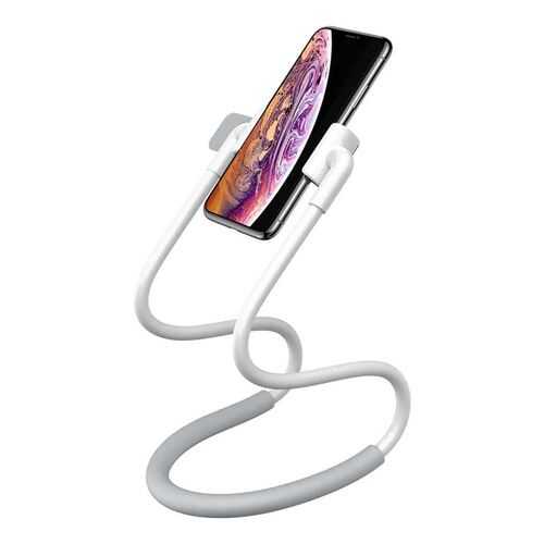 Держатель Baseus New Neck-Mounted Lazy Bracket White