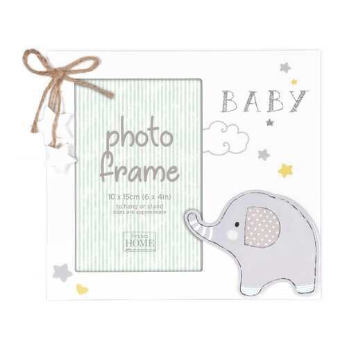 Фоторамка Innova PI09979 10x15 Baby Glitter Elephant белая