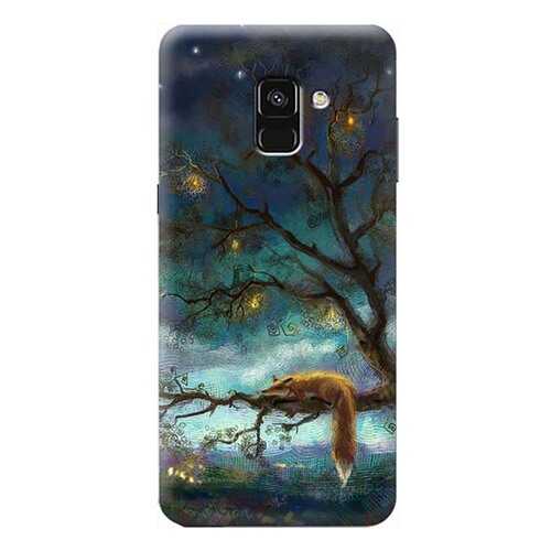 Чехол RE:PA для Samsung Galaxy A8 (2018) SM-A530 с принтом Лиса на дереве