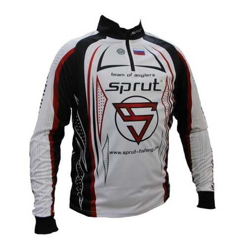 Лонгслив Sprut Team of Anglers, white/black/red, L INT