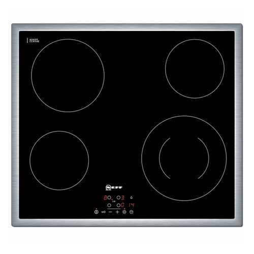 Встраиваемая варочная панель электрическая Neff T13B41N2 Black
