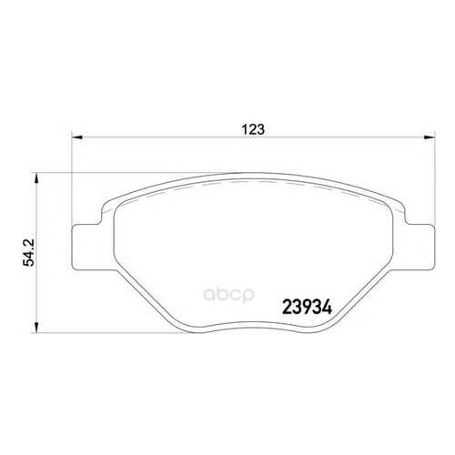 Колодки тормозные дисковые передние renault megane ii 02- Textar 2393401