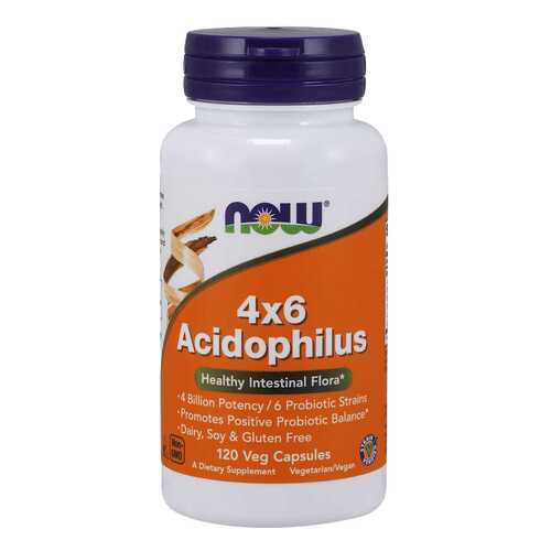 Для пищеварения NOW Acidophilus 4x6 120 капсул