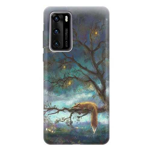 Чехол RE:PA для Huawei P40 с принтом Лиса на дереве