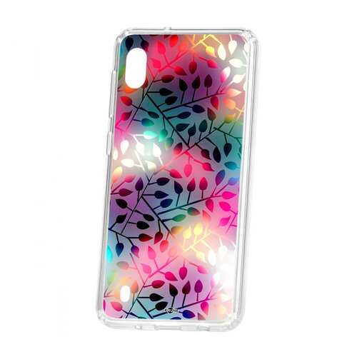Чехол Kruche Samsung Galaxy A10 2019 Print Цветные листья