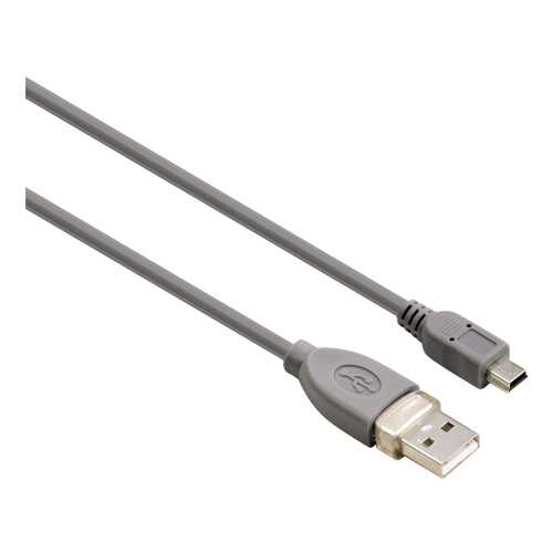 Кабель Hama H-39661 miniUSB 0,25м Grey