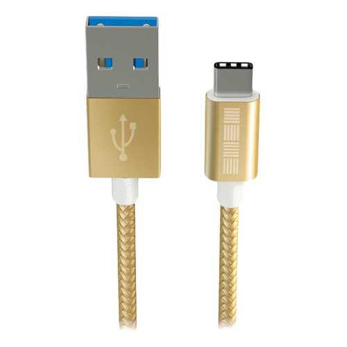 Кабель InterStep Type-C 1м Gold