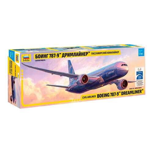 Модель для сборки Zvezda 1:144 Самолет - Боинг 787-9