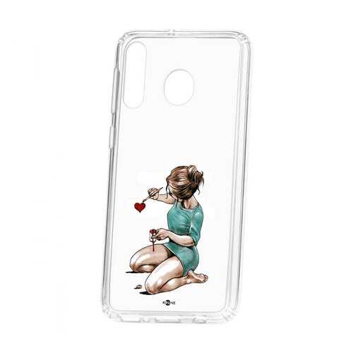 Чехол Kruche Samsung Galaxy M30 Print Рисуя любовь