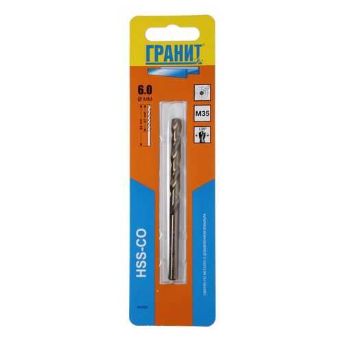 Сверло спиральное ГРАНИТ HSS-Co 165022