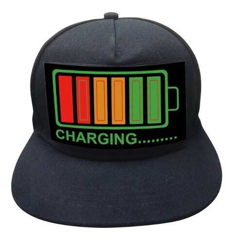 Кепка LIGHT STUFF CHARGING Led звукоактивная