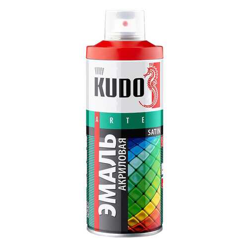 Эмаль Kudo Универсальная Акриловая Satin Чёрная 520 Мл KU-0A9005