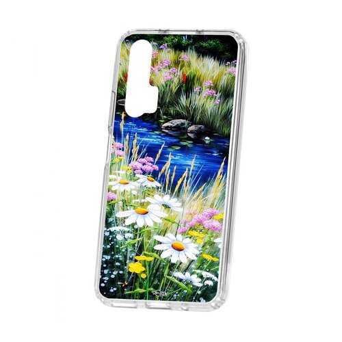Чехол Kruche Huawei Honor 20 Pro Print Ромашки у ручья
