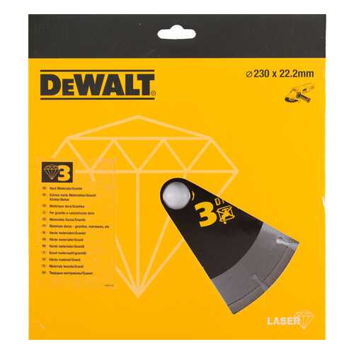Диск алмазный отрезной по мрамору DeWALT DT3763-XJ