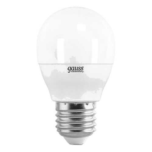 Лампочка Gauss Elementary G45 E27 8W 6500K 53238