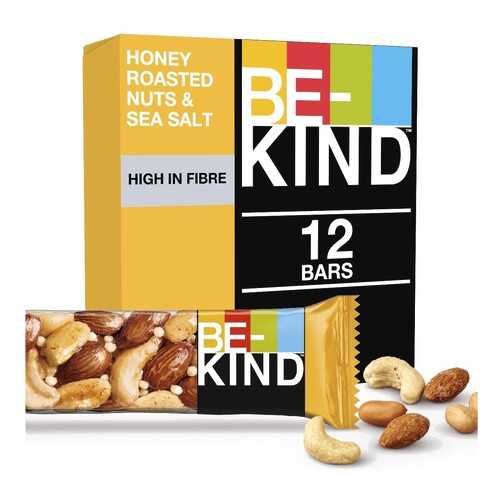 Ореховый батончик BE-KIND с медом и морской солью 12 штук по 40 г
