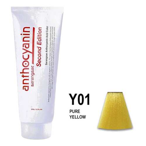 Краска для волос ANTHOCYANIN 230 Y01 - Pure Yellow