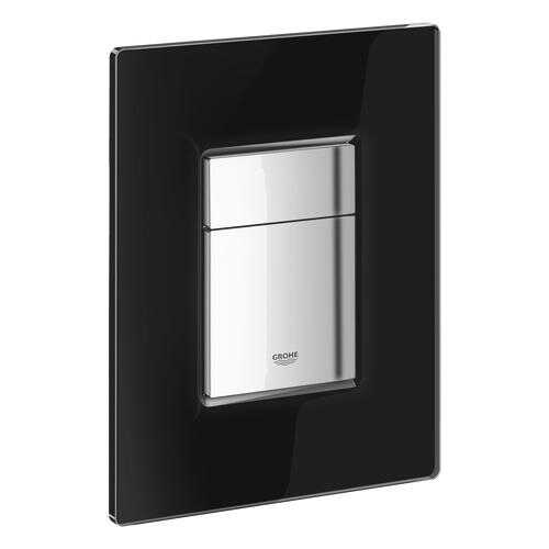 Панель смыва для унитаза GROHE Skate Cosmopolitan Glass (3 режима смыва), черный бархат
