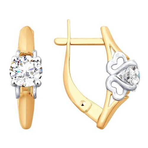 Серьги SOKOLOV из золота со Swarovski Zirconia 81020360