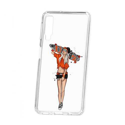 Чехол Kruche Samsung Galaxy A7 (2018) A750 Print Лонгборд