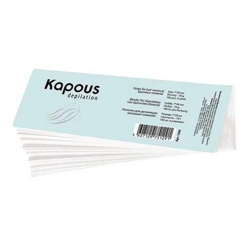 Полоска для депиляции Kapous Professional Depilation спанлейс, 7*20см, 100 шт