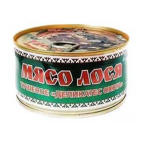 Мясо лося тушеное 325г
