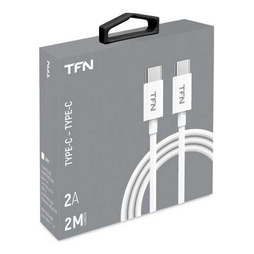 Кабель TFN TypeC-TypeC 2.0m TPE White