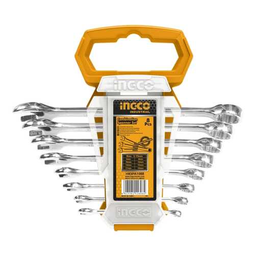 Набор ключей комбинированных INGCO HKSPA1088 INDUSTRIAL